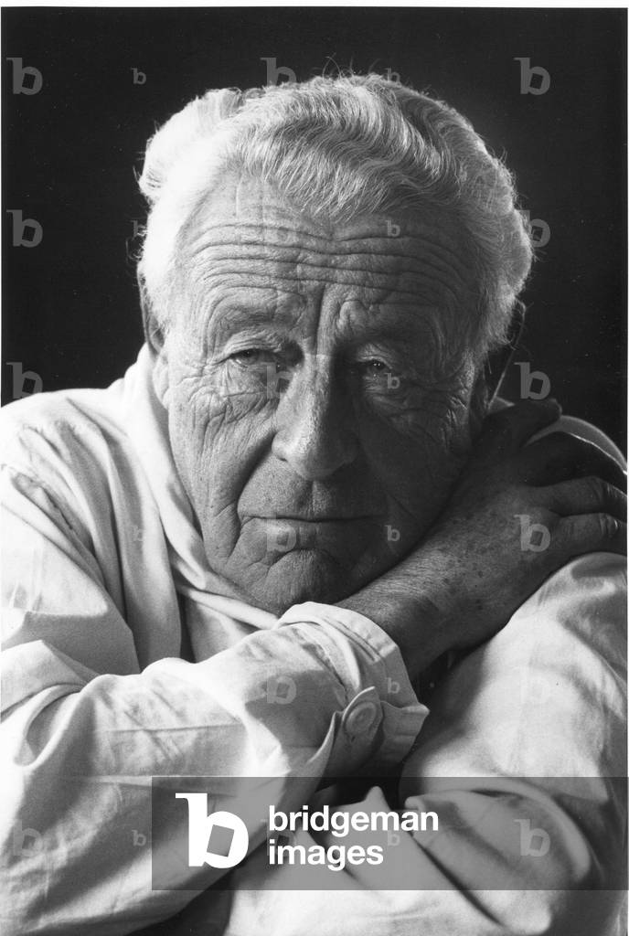 Paul Emile Victor (B/W photo, 1987)