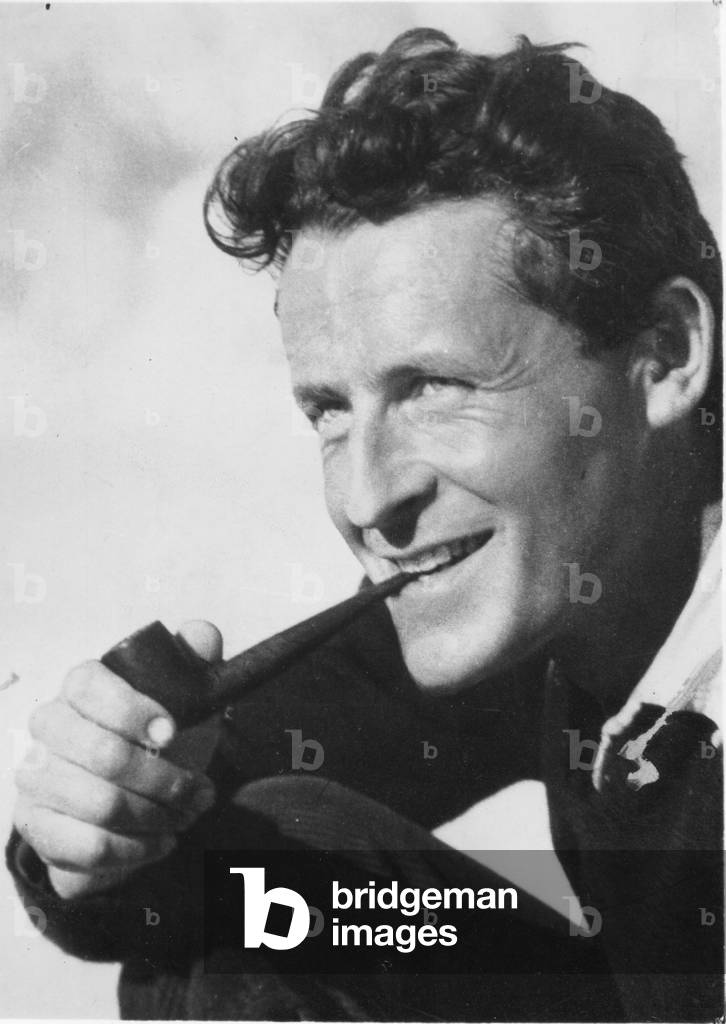 Portrait of Paul-Emile Victor, in anticipation of the release of his book Boréal, Paris, France, September 1937 (b/w photo)