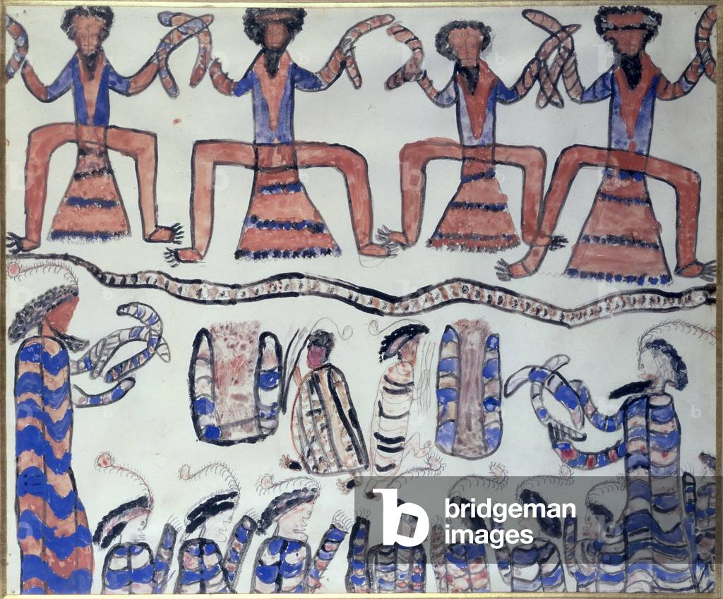 Aboriginal Dancing Scene