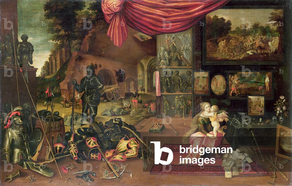 Immagine di Dipinto "Un'allegoria del tocco", 17th Secolo di Frans III Francken