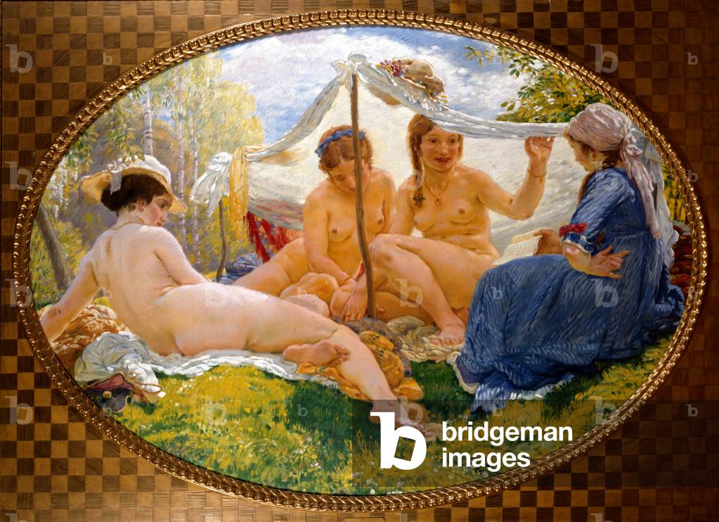 Dejeuner Sur L'Herbe (oil on canvas)