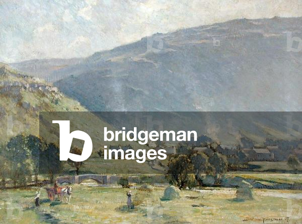 Haymaking, 1917 (oil on canvas)