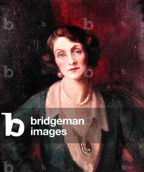 Immagine di Dipinto "Ritratto di Miss Una O'Connor (1880-1959) (olio su tela)", 20th Secolo di Hedwig Pillitz