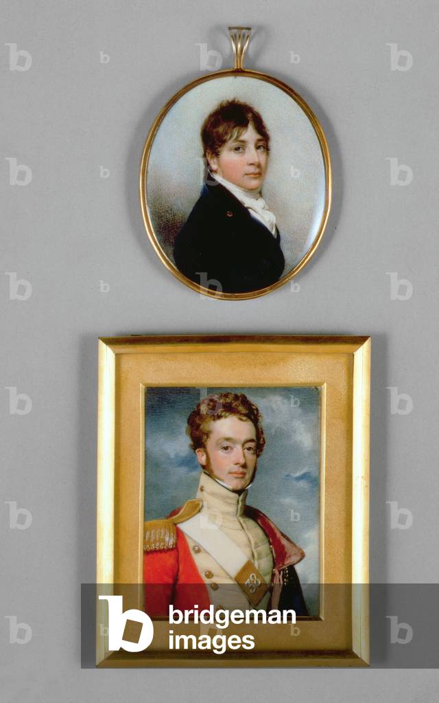Miniatures of Young Officers of the 38th Madras Native Infantry