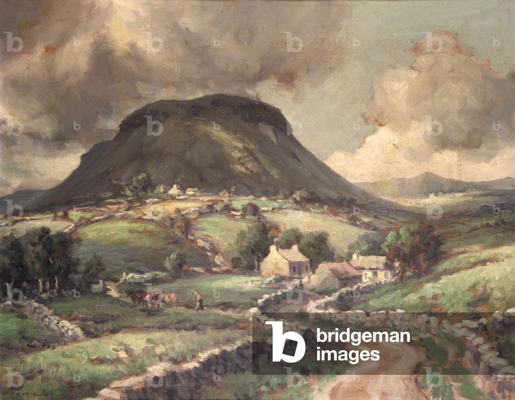 Immagine di Dipinto "Donegal Paesaggio (olio su tela)", 20th Secolo di Charles McAuley