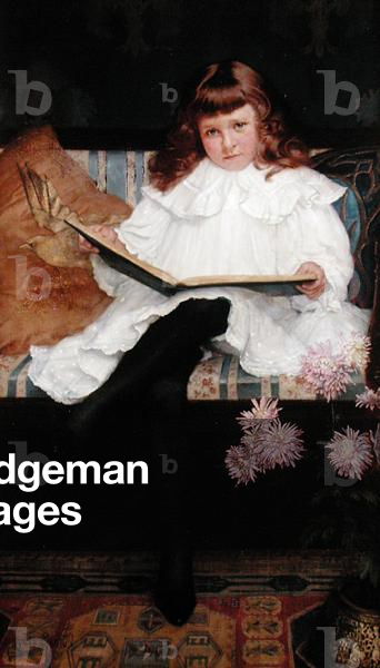 A Quiet Read (oil on canvas)