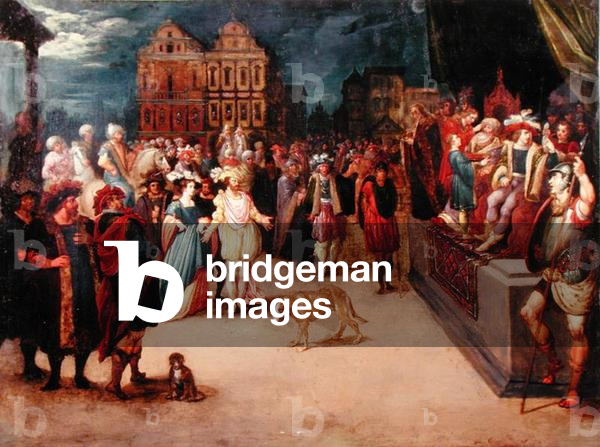 The Judgement of Zaleucus (oil on copper)