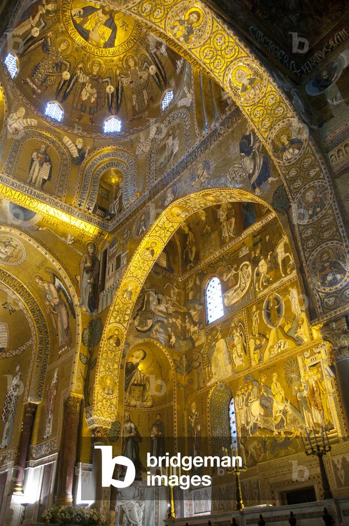Italy: Palatine Chapel (Capella Palatina), Palace of the Normans (Palazzo dei Normanni), Palermo, Sicily (photo)