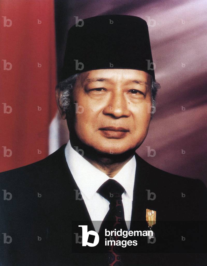 Indonesia: Suharto (1921-2008), Second President of Indonesia (1967-1998).