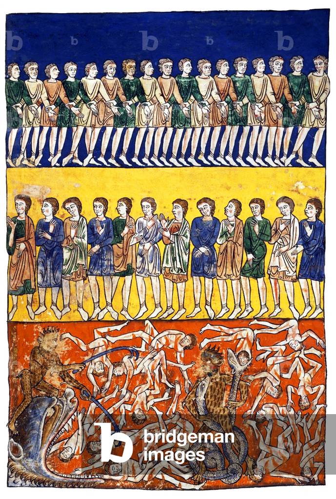 Spain: The Mouth of Hell. From a 12th century version of 'The Commentary on the Apocalypse' by Beatus of Liebana