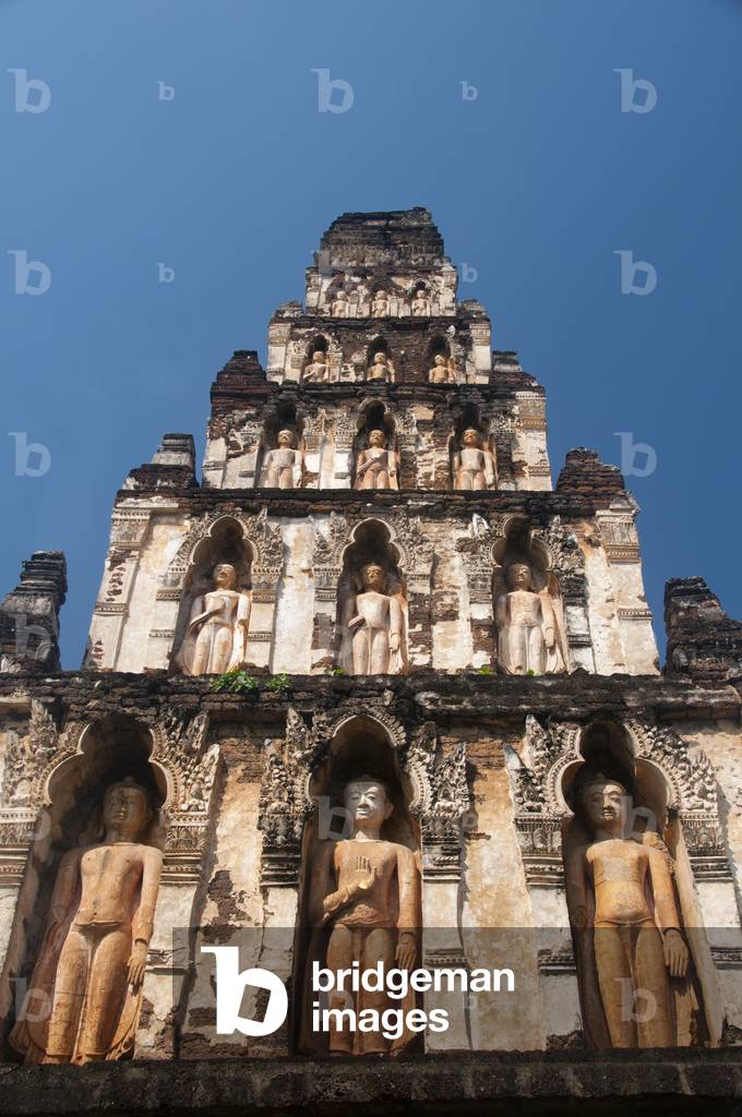 Thailand: The Chedi Suwanna Chang Kot (or Mahapon Chedi), Wat Chama Thewi, Lamphun, northern Thailand