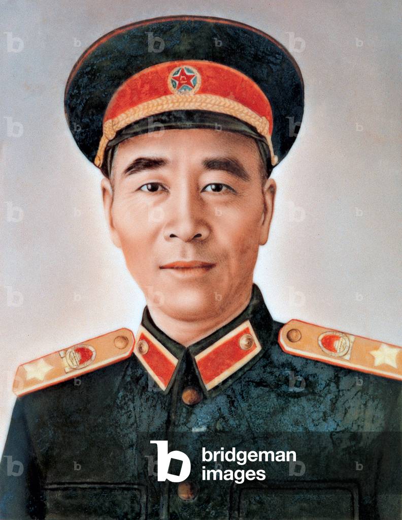 China: Marshal Lin Biao (1907-1971), portrait in military uniform, c. 1968