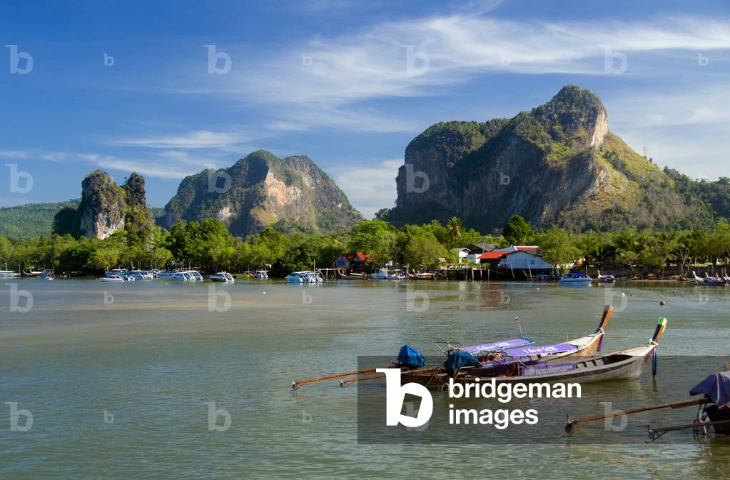 Thailand: Tour boats, Hat Noppharat Thara, Krabi Coast, Krabi Province