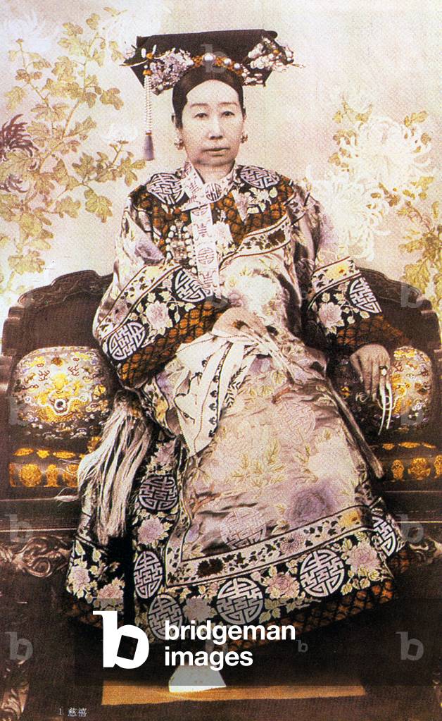 China: Empress Dowager Cixi (1835-1908) photographed c. 1890