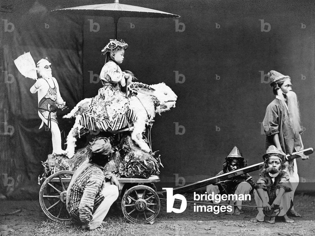 Indonesia: Chinese children at the Tjap-Gomeh Festival in Makassar (Ujung Pandang), Sulawesi