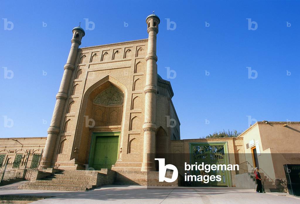 China: Jama' Masjid (Great Mosque), Old Kuqa, Xinjiang Province