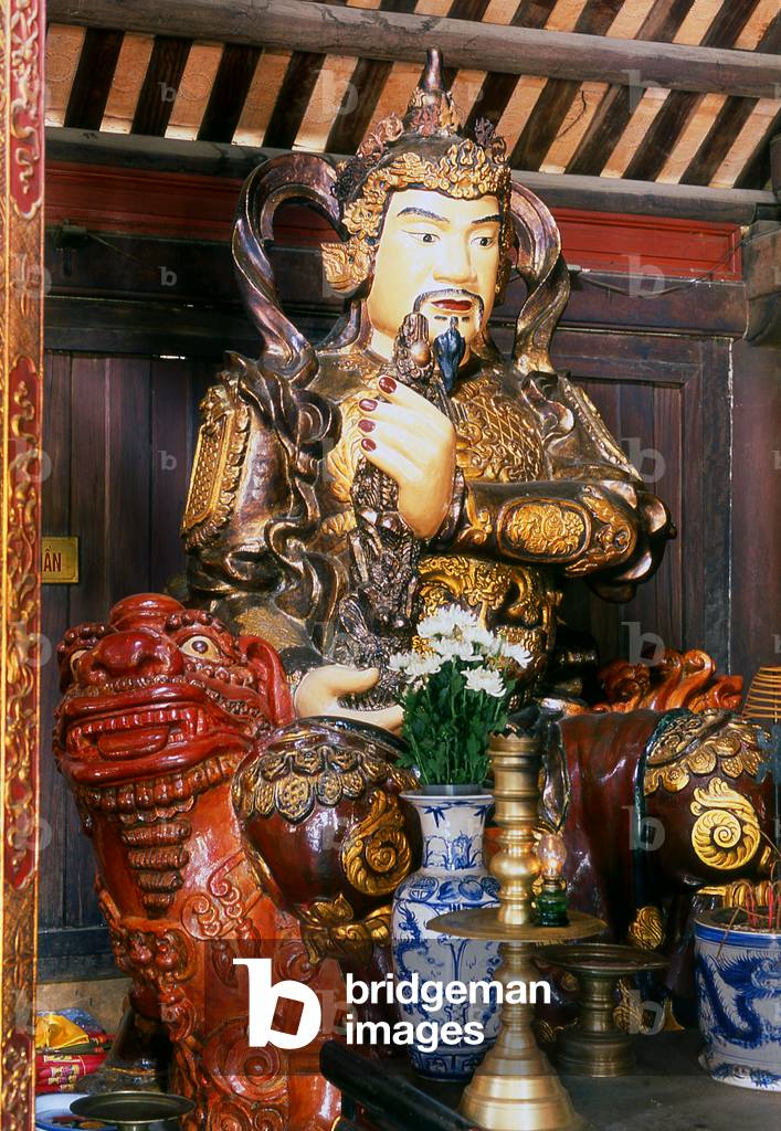 Vietnam: Side altar figure, Thien Tru Pagoda, Perfume Pagoda, south of Hanoi