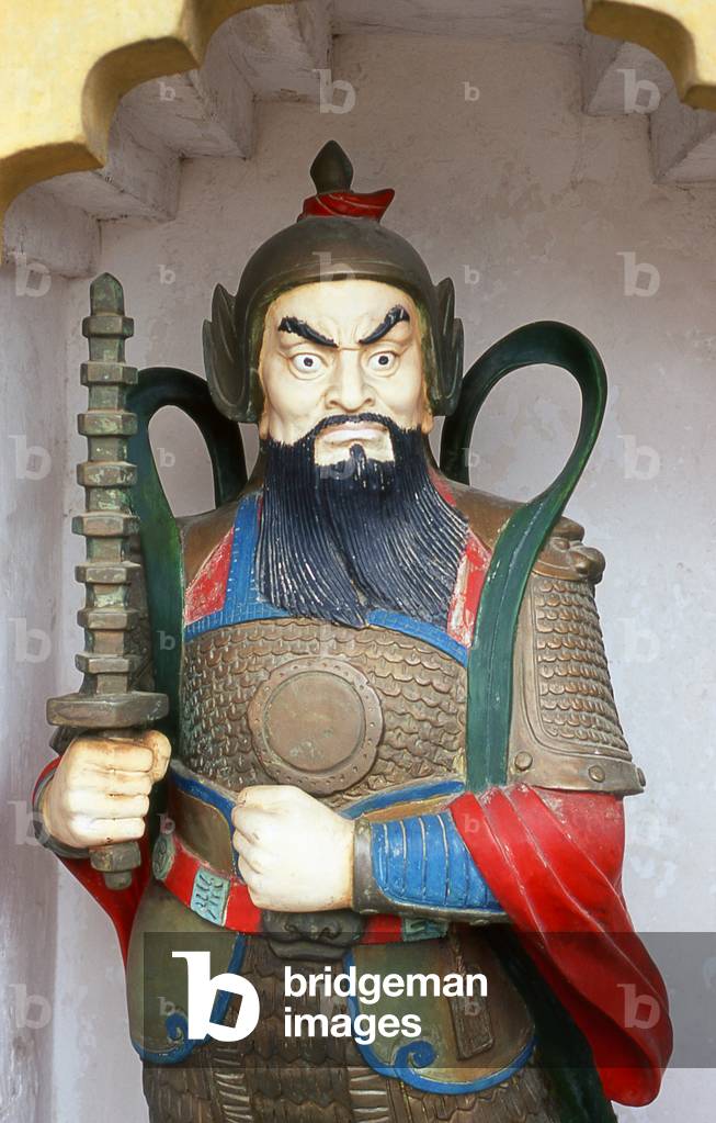 China: Pagoda guardian, Chongxi Pagoda, Zhaoqing, Guangdong Province