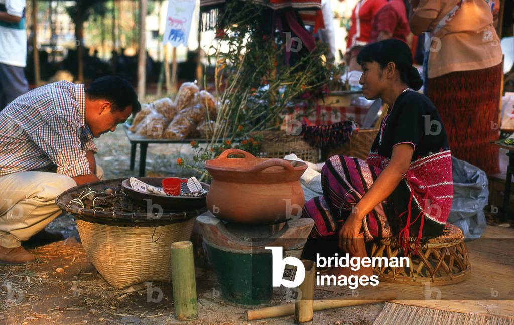 Thailand: Traditional Lanna market, Chiang Mai, northern Thailand
