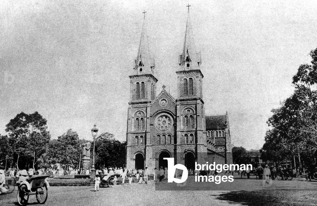 Vietnam: Notre Dame Cathedral, Saigon (Ho Chi Minh City) (1918)