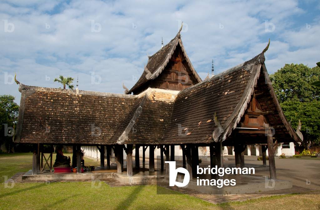 Thailand: The rare cruciform mondop at Wat Ton Kwen, Chiang Mai