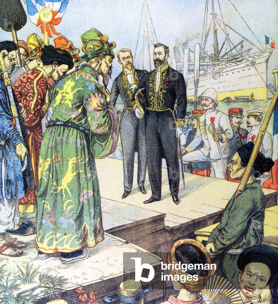 Vietnam: The arrival at Saigon of French Governor-General Beau, from Le Petit Journal, November 1902