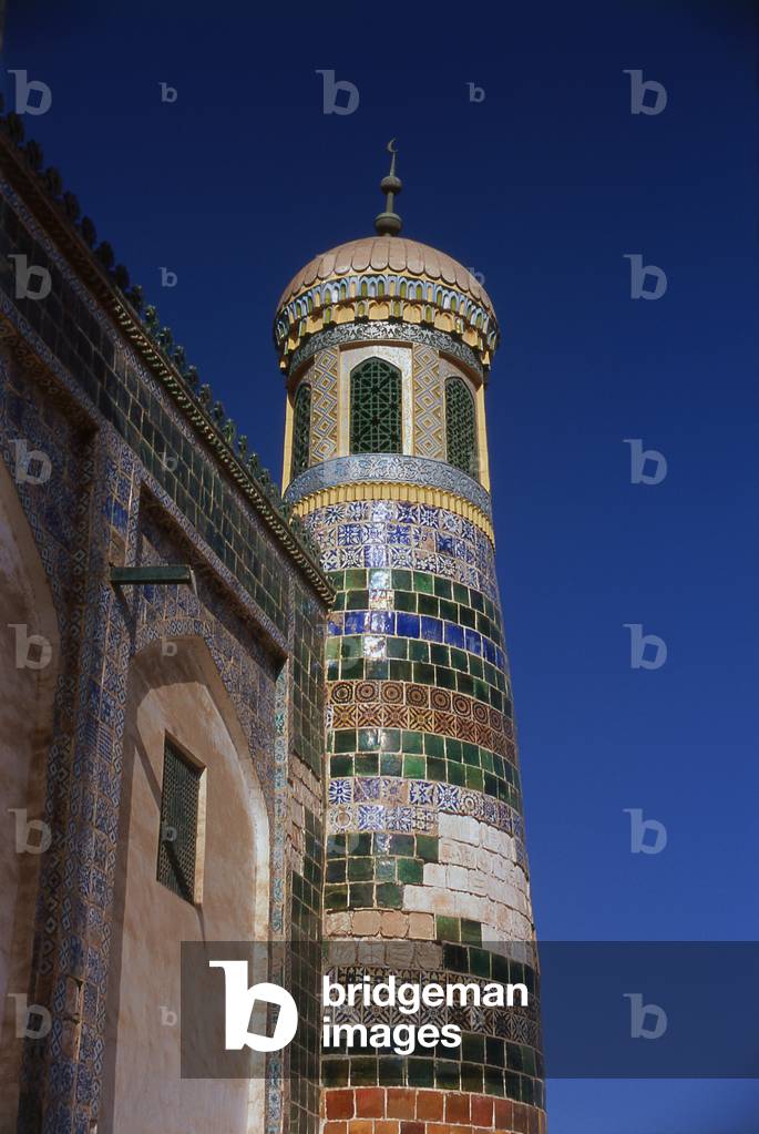 China: The tomb of Abakh Khoja, 17th century Sufi mystic, Kashgar, Xinjiang