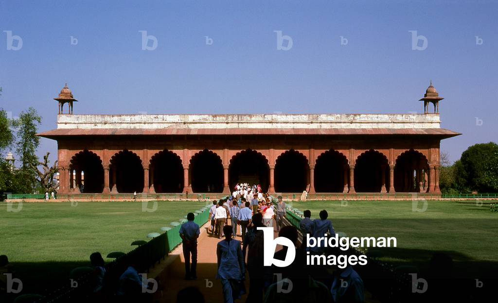 India: Diwan-i-Am (Hall of Public Audiences), Red Fort, Old Delhi