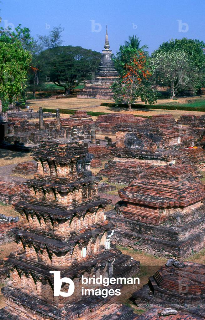 Thailand: Wat Mahathat, Sukhothai Historical Park
