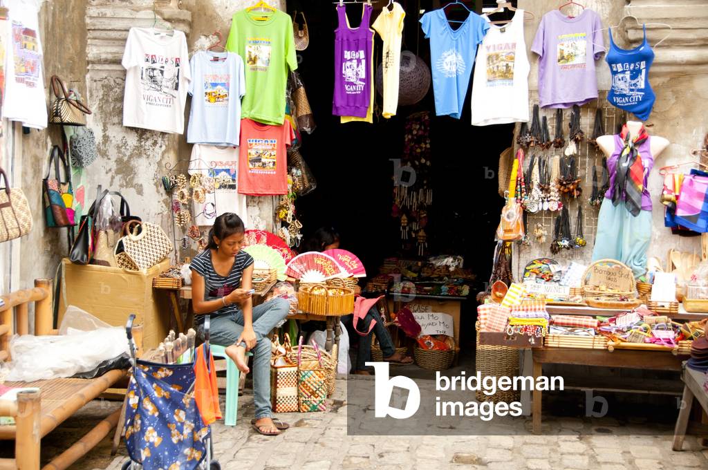 Philippines: Souvenir shop, Mestizo District, Vigan, Ilocos Sur Province, Luzon Island