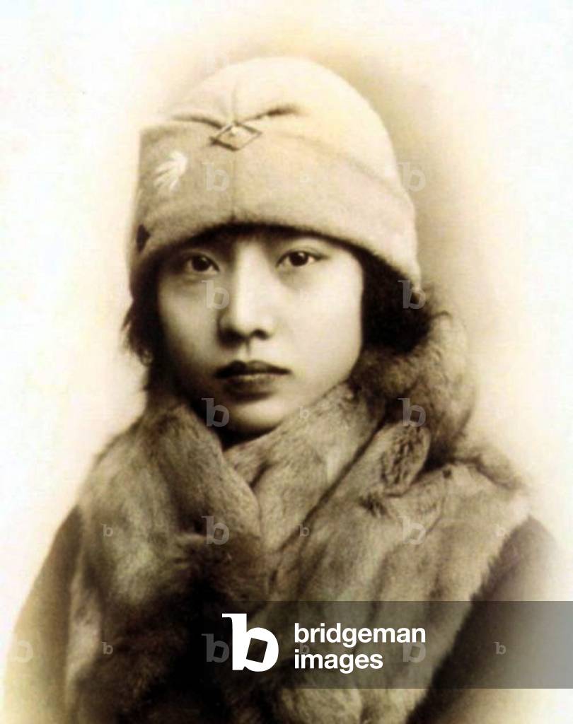 China: The celebrated Peking Opera singer Meng Xiaodong (1907-1977).