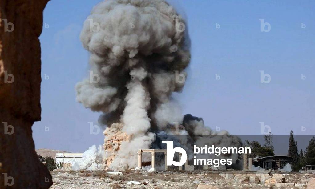 The Destruction of the Temple of Baal, by the Islamic State, Palmyra, 2015 (photo)