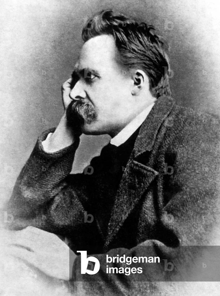 Germany: Friedrich Wilhelm Nietzsche (1844 - 1900) was a Latin and Greek scholar, philosopher, cultural critic, poet and composer, Naumberg, 1882