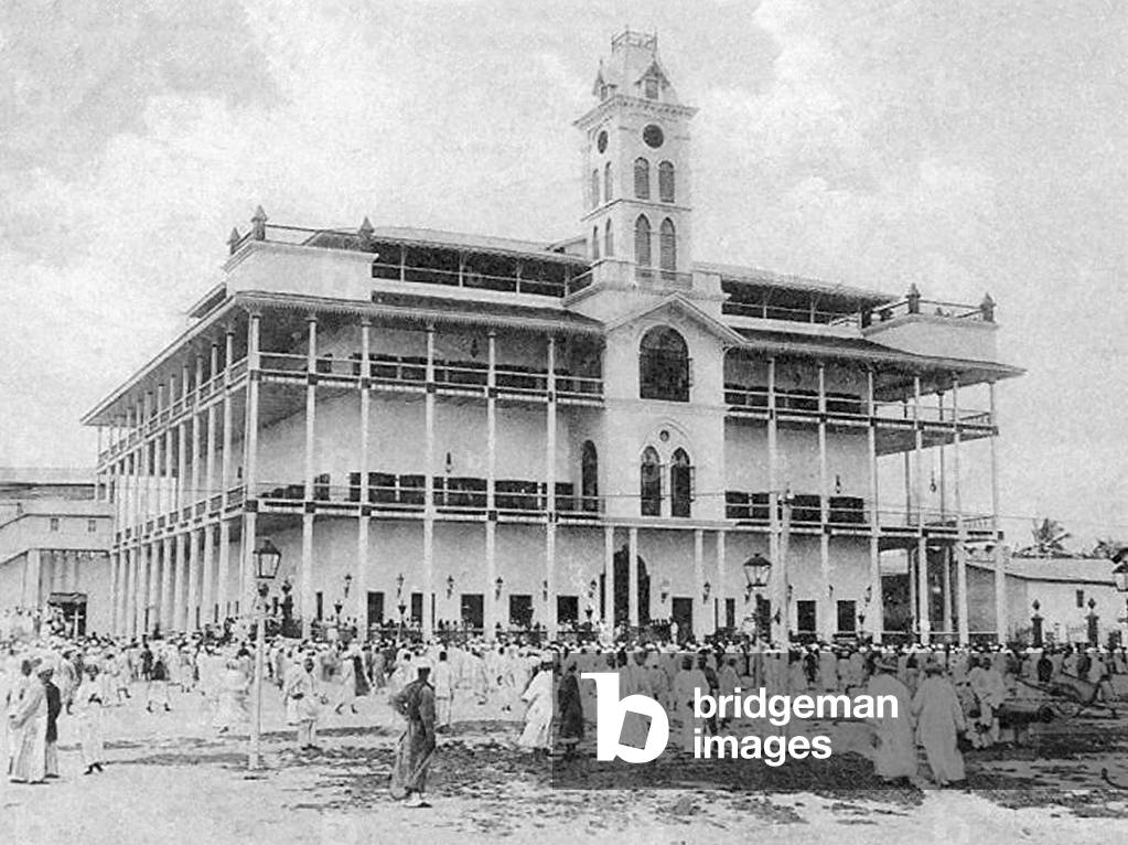 Tanzania / Zanzibar: The Beit al-Ajaib or 'House of Wonders', Stone Town, early 20th century