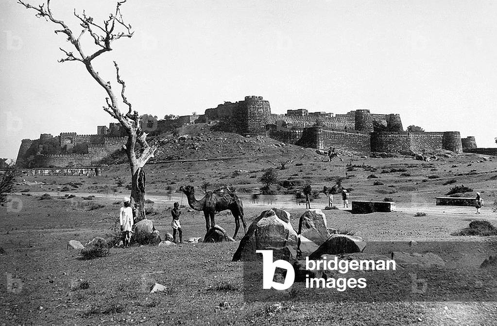 India: Jhansi Fort in 1882