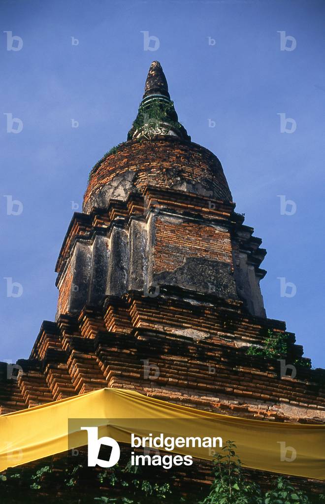 Thailand: Sukhothai-style chedi at Wat That Klang, Thanon Suriyawong, Chiang Mai