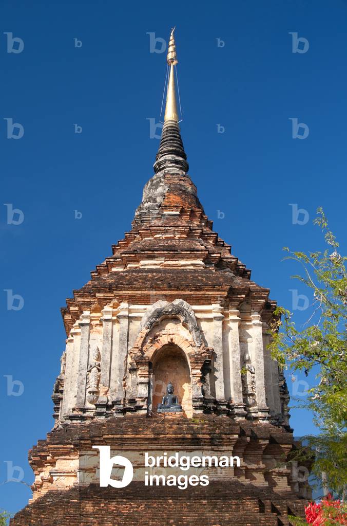Thailand: The 16th century chedi at Wat Lok Moli, Chiang Mai