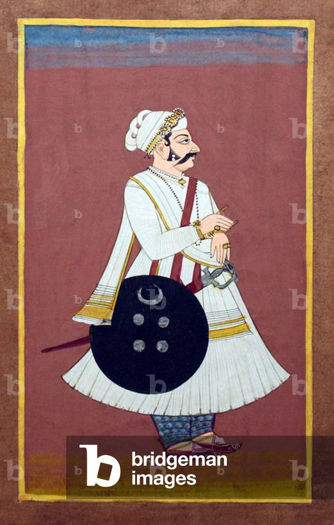 India: Rao Ganga Singh, ruler of Jodhpur, Rajasthan (r. 1516-1532), late 19th century