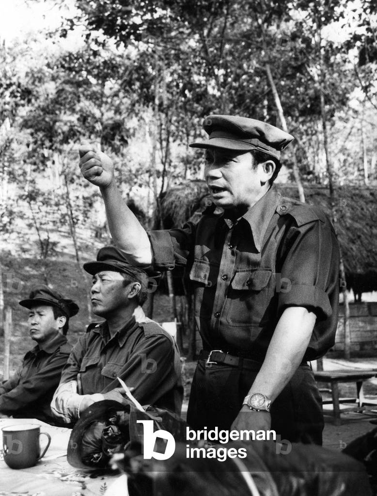 Burma / Myanmar: Chairman Maran Brang Seng (1930 - 1995), leader of the Kachin Independence Organization (KIO), and vice chairman of the Democratic Alliance for Burma (c. 1985)