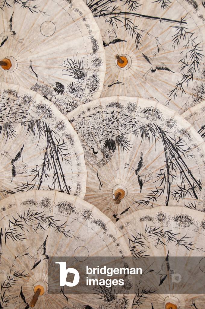 Thailand: Umbrellas, Bo Sang Umbrella Village, near Chiang Mai, northern Thailand