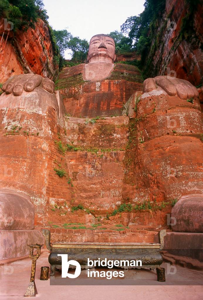 China: Dafo (Giant Buddha), Leshan, Sichuan Province