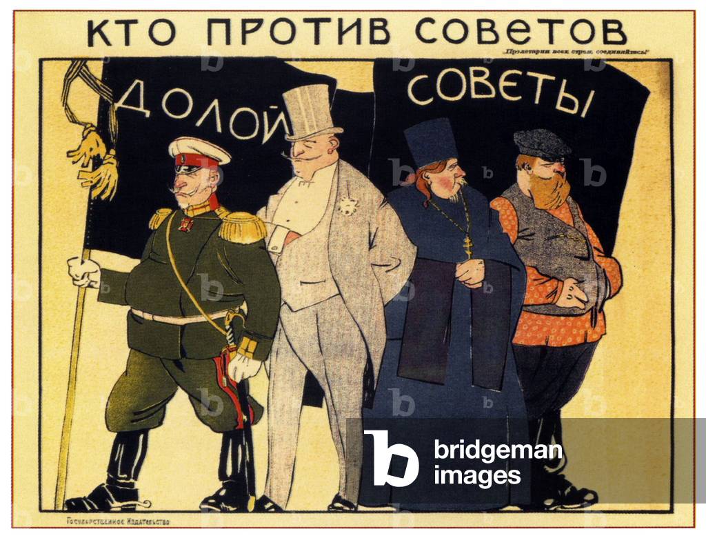 Russia: 'These are Against the Soviets?' (Trotsky Wants You for the Red Army). Revolutionary poster, Dmitry Moor (Dmitry Stakhievich Orlov), 1919
