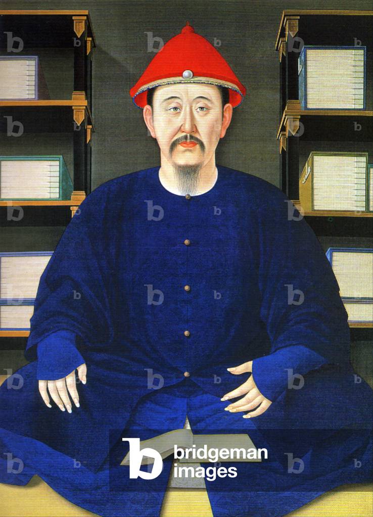 The 4th Qing Emperor Kangxi (1654 - 1722) (print)