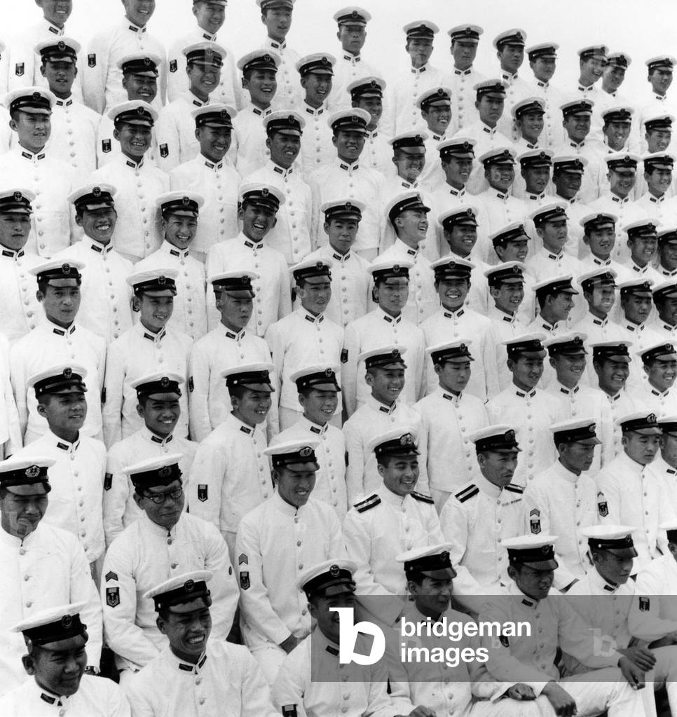 Japan: Marine Corps graduation ceremony, Tsuchiura, Ibaragi. Ken Domon (1909 - 1990), 1944