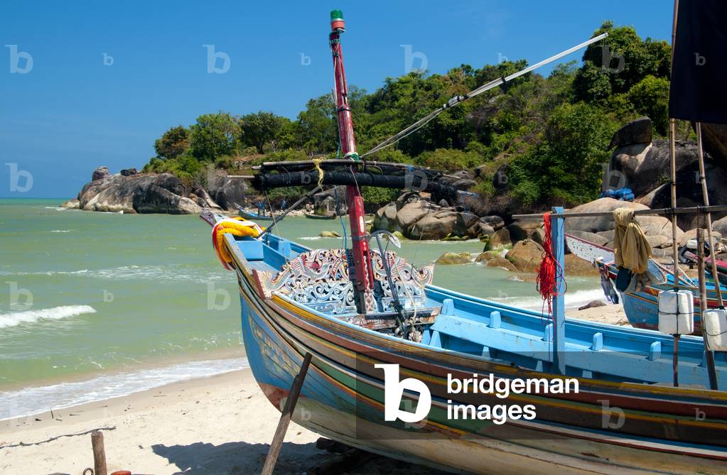 Thailand: Korlae fishing boats at Kao Seng Muslim Fishing Village, Songkhla