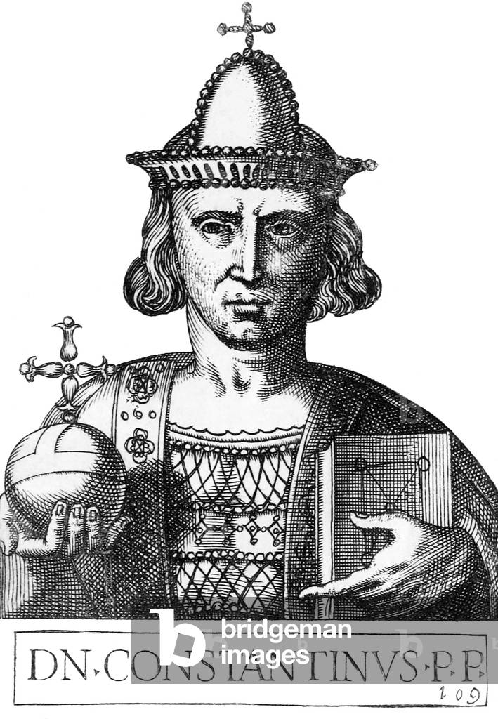 Turkey / Byzantium: Constantine V (718-775), Byzantine emperor, from the book 