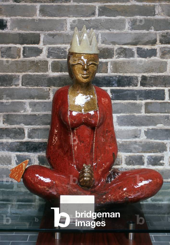 China: Figure, Nanfeng Kilns, Shiwan, near Foshan, Guangdong Province