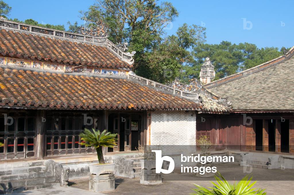 Vietnam: The Luong Khiem Palace in the grounds of the Tomb of Emperor Tu Duc, Hue