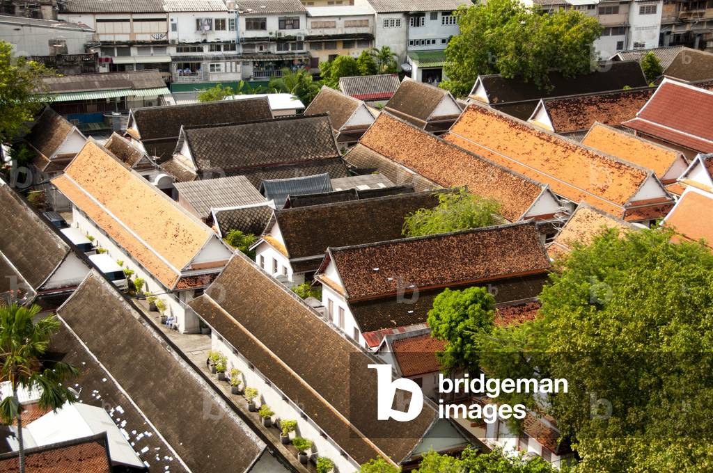 Thailand: Temple buildings at Wat Saket and the Golden Mount, Bangkok