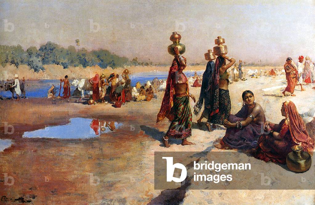 India: Water Carriers Of The Ganges, by Edwin Lord Weeks.